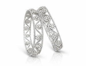 Cz Bangles 09721 - KRISHNA'S SWETA JEWELLERY