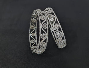 Cz Bangles 09721 - KRISHNA'S SWETA JEWELLERY