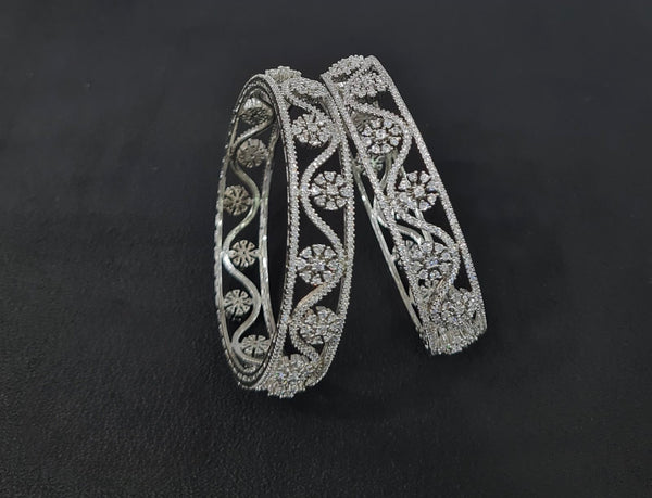 Cz Bangles 09721 - KRISHNA'S SWETA JEWELLERY