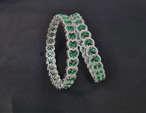 Cz Bangles 09749 - KRISHNA'S SWETA JEWELLERY