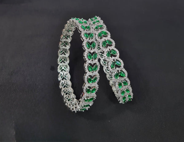 Cz Bangles 09749 - KRISHNA'S SWETA JEWELLERY