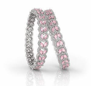Cz Bangles 09749 - KRISHNA'S SWETA JEWELLERY