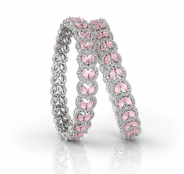Cz Bangles 09749 - KRISHNA'S SWETA JEWELLERY