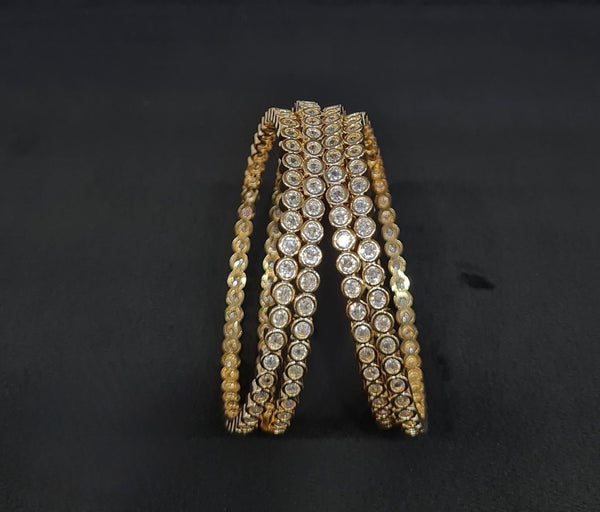 Cz Bangles 09767 - KRISHNA'S SWETA JEWELLERY