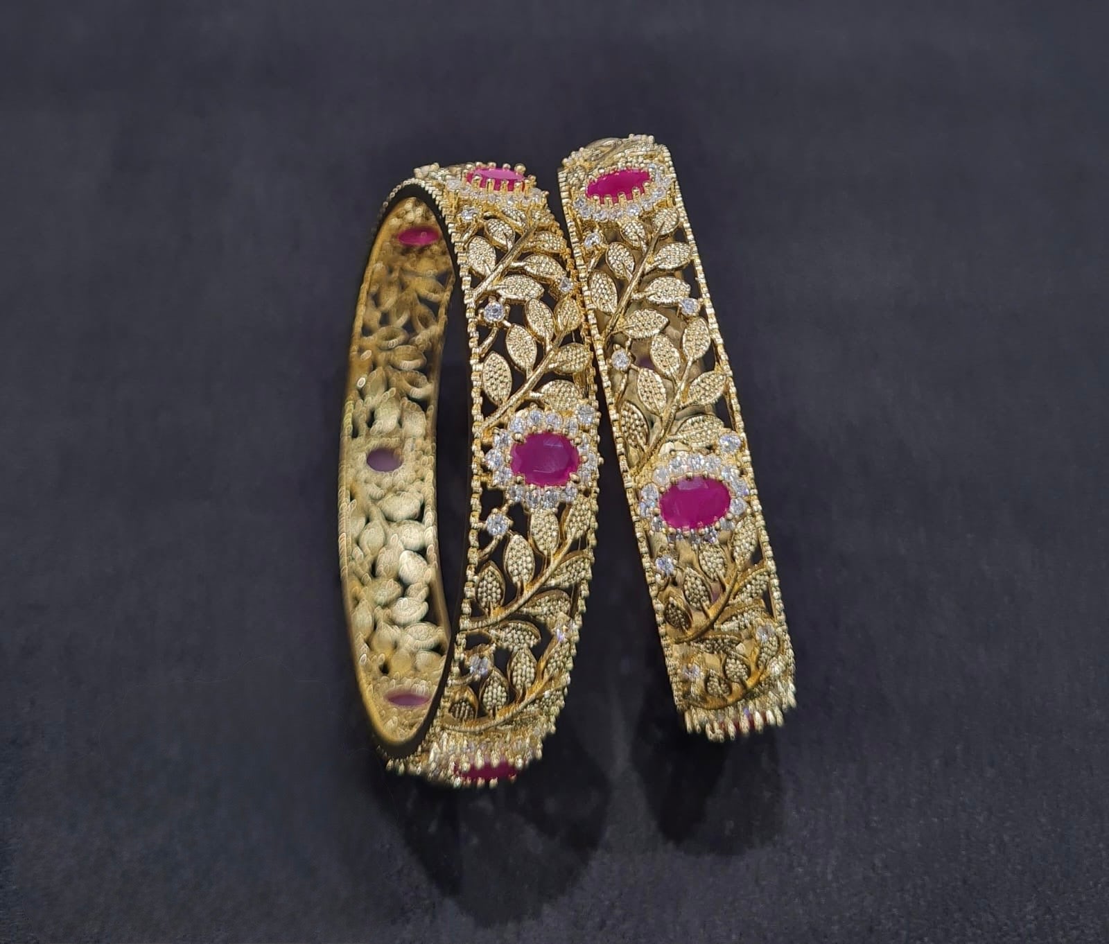 Cz Bangles 09802 - KRISHNA'S SWETA JEWELLERY