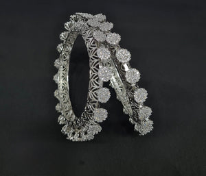 Cz Bangles 09851 - KRISHNA'S SWETA JEWELLERY