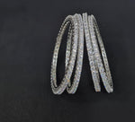 Cz Bangles 4mm Bangles 00486 - KRISHNA'S SWETA JEWELLERY
