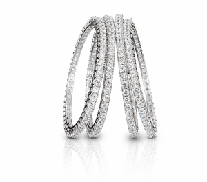 Cz Bangles 4mm Bangles 00486 - KRISHNA'S SWETA JEWELLERY