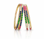 Cz Bangles 4mm Bangles 00486 - KRISHNA'S SWETA JEWELLERY