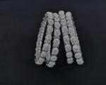 Cz Bangles Silver 09683 - KRISHNA'S SWETA JEWELLERY