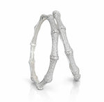 Cz Bangles Silver 09762 - KRISHNA'S SWETA JEWELLERY