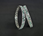 Cz Bangles Silver 09789 - KRISHNA'S SWETA JEWELLERY