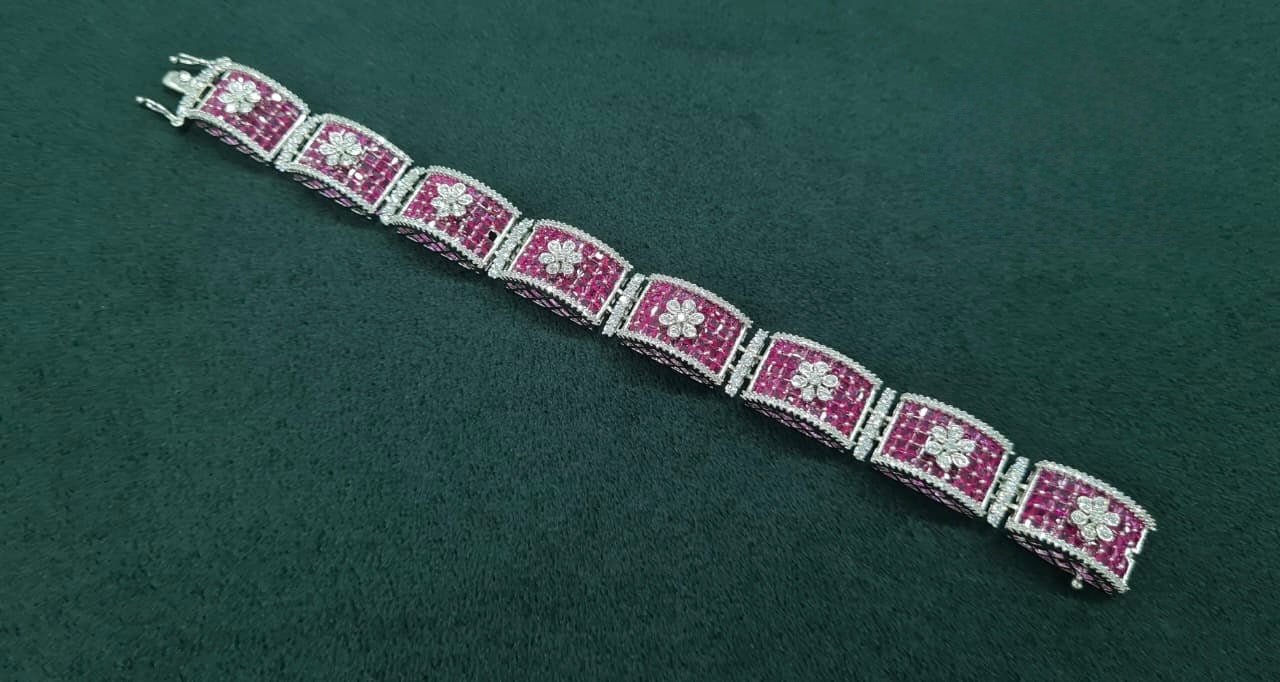 Cz Bracelet 05168 - KRISHNA'S SWETA JEWELLERY