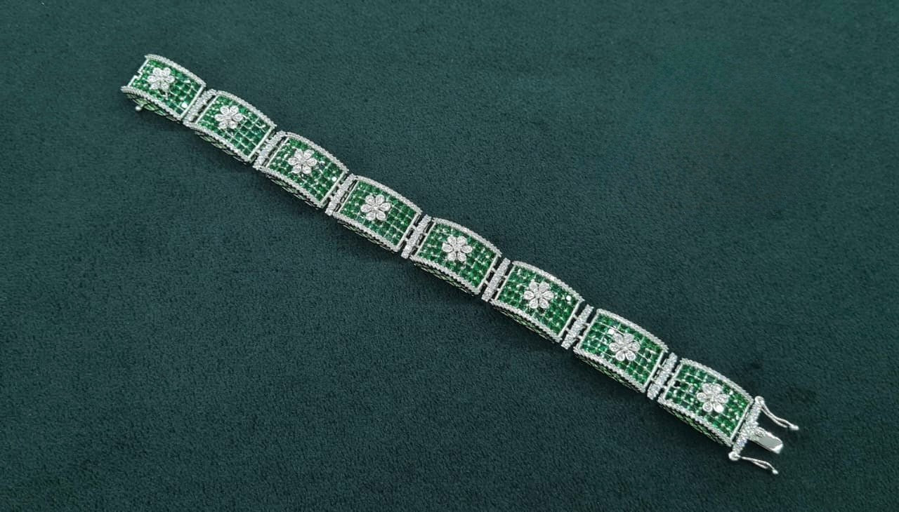 Cz Bracelet 05168 - KRISHNA'S SWETA JEWELLERY