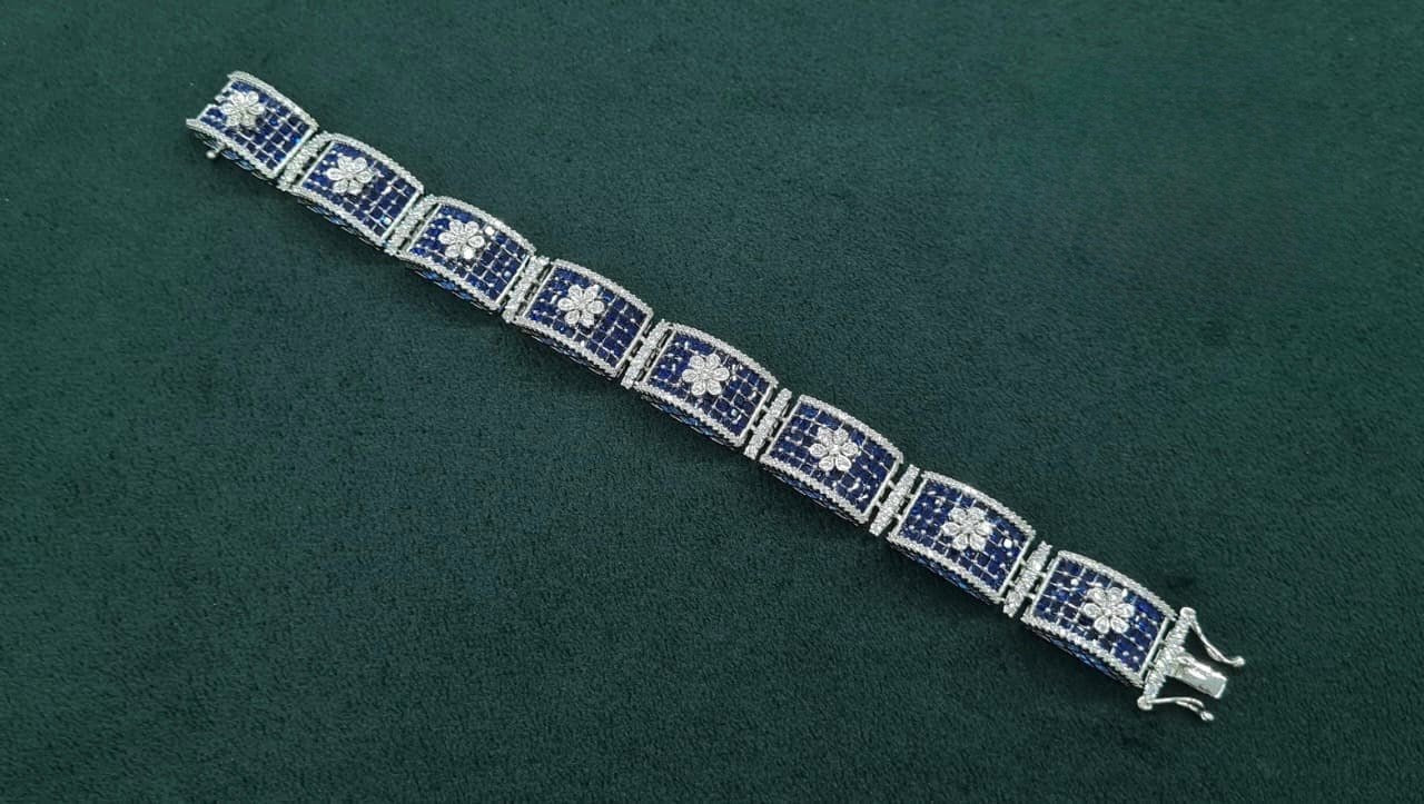 Cz Bracelet 05168 - KRISHNA'S SWETA JEWELLERY