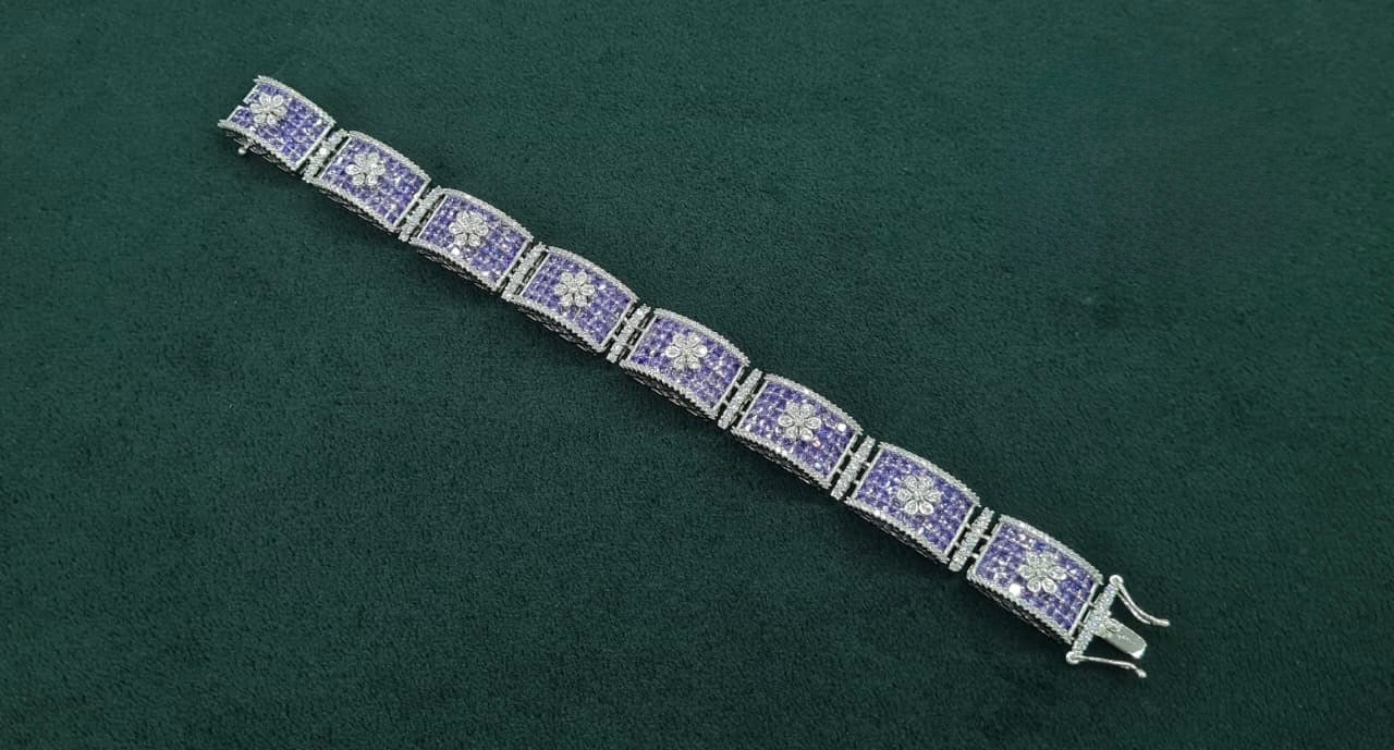 Cz Bracelet 05168 - KRISHNA'S SWETA JEWELLERY