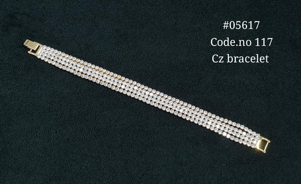 Cz Bracelet 05617 - KRISHNA'S SWETA JEWELLERY