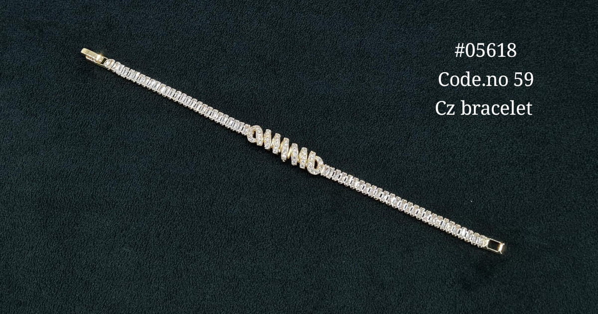 Cz Bracelet 05618 - KRISHNA'S SWETA JEWELLERY