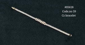 Cz Bracelet 05618 - KRISHNA'S SWETA JEWELLERY