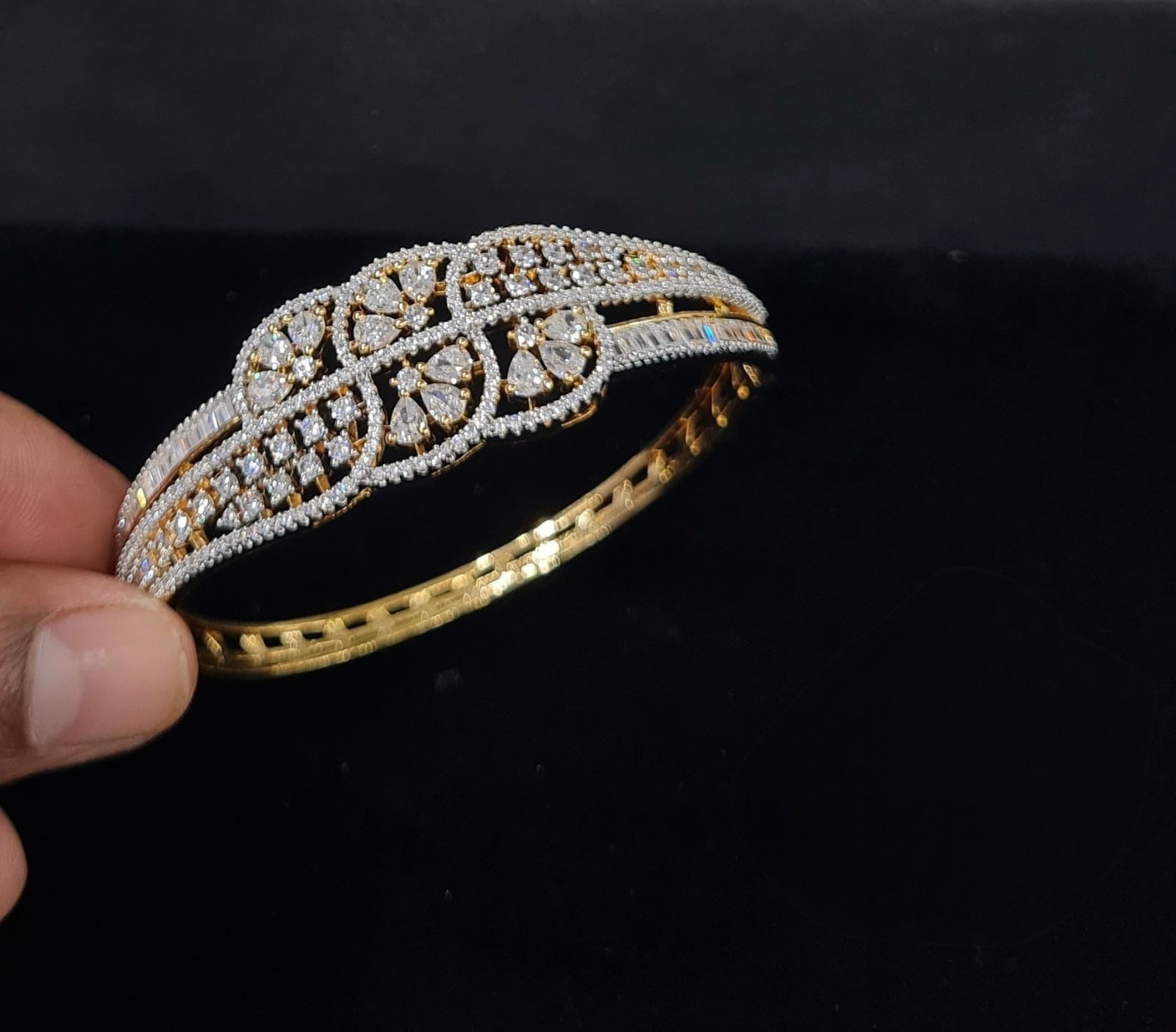 Cz Bracelet 06593 - KRISHNA'S SWETA JEWELLERY