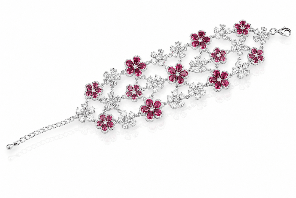 Cz Bracelet 06600 - KRISHNA'S SWETA JEWELLERY