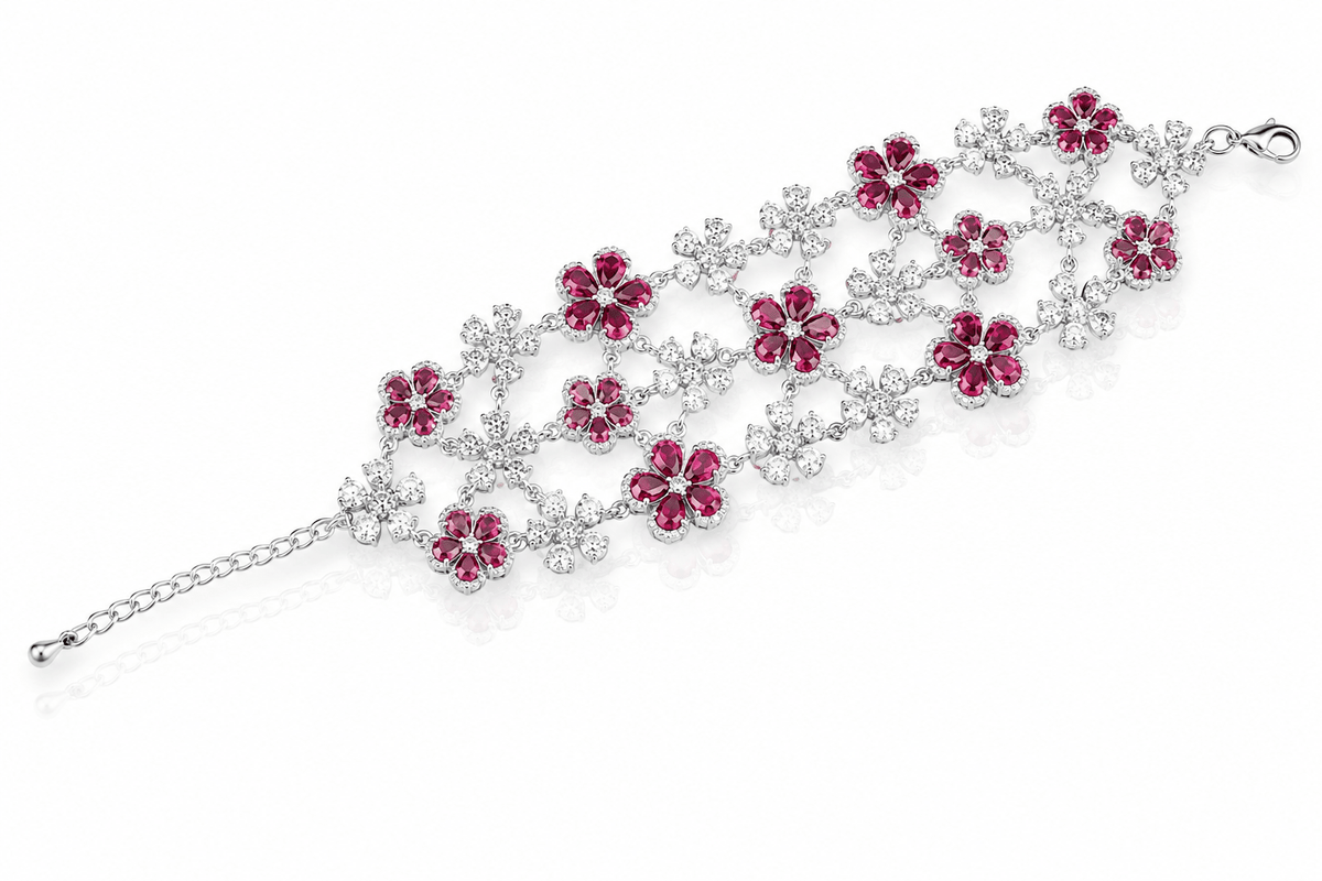 Cz Bracelet 06600 - KRISHNA'S SWETA JEWELLERY