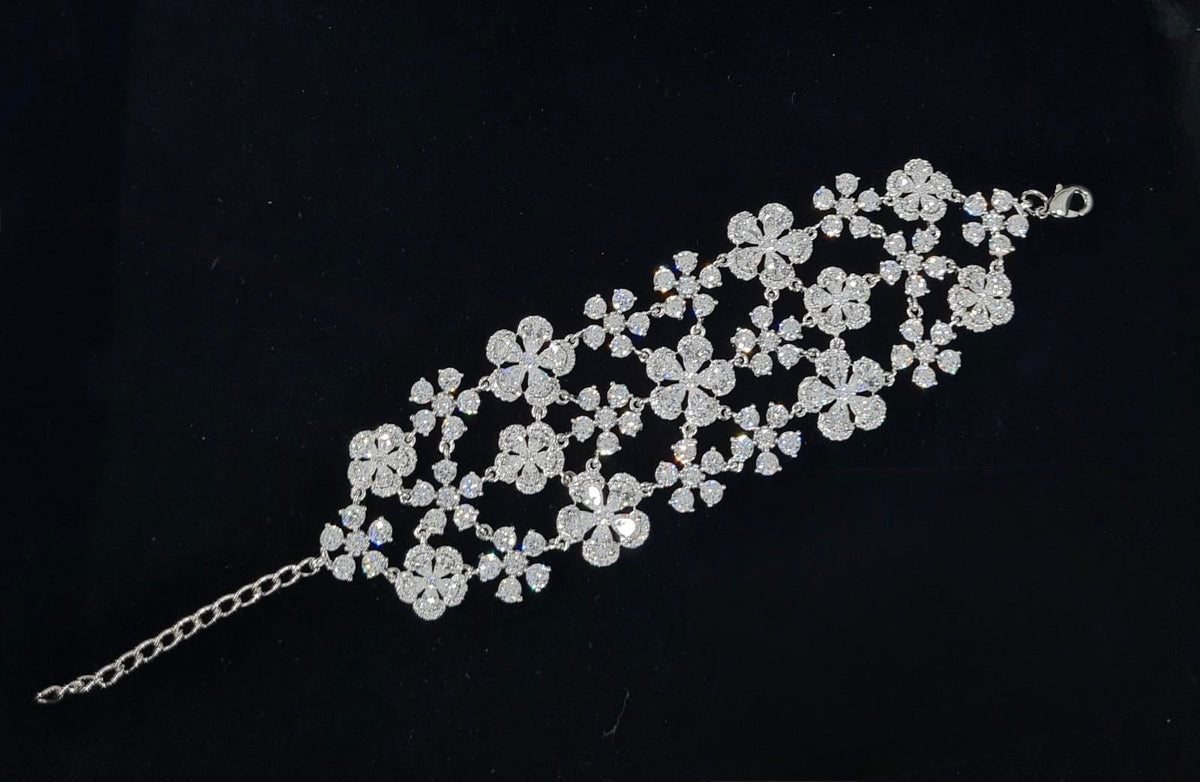 Cz Bracelet 06600 - KRISHNA'S SWETA JEWELLERY