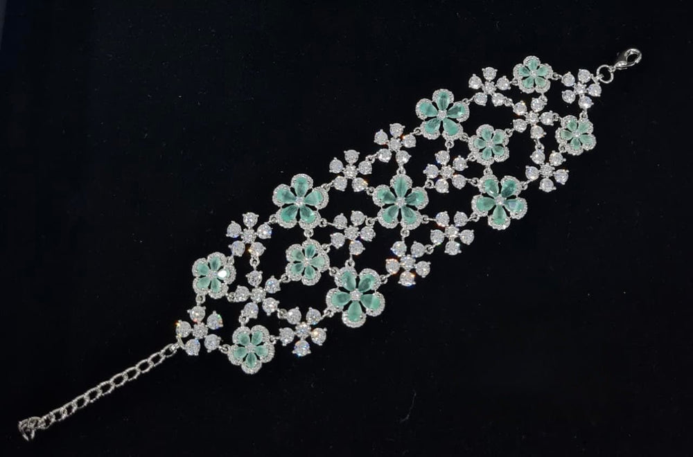 Cz Bracelet 06600 - KRISHNA'S SWETA JEWELLERY