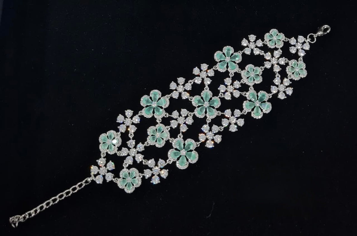 Cz Bracelet 06600 - KRISHNA'S SWETA JEWELLERY
