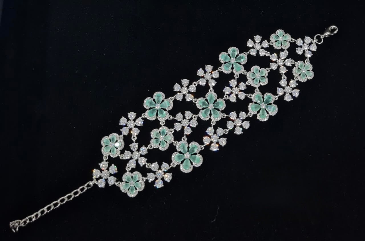 Cz Bracelet 06600 - KRISHNA'S SWETA JEWELLERY