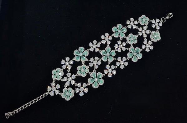 Cz Bracelet 06600 - KRISHNA'S SWETA JEWELLERY