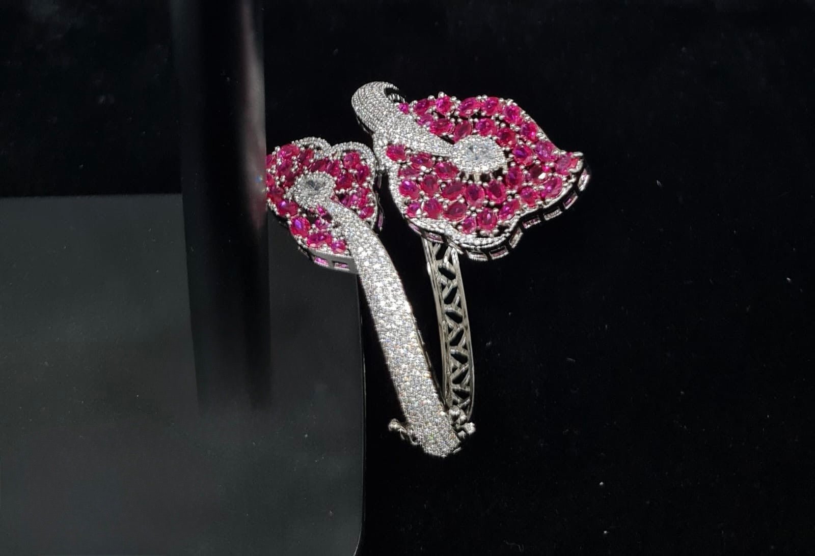 Cz Bracelet 08232 - KRISHNA'S SWETA JEWELLERY