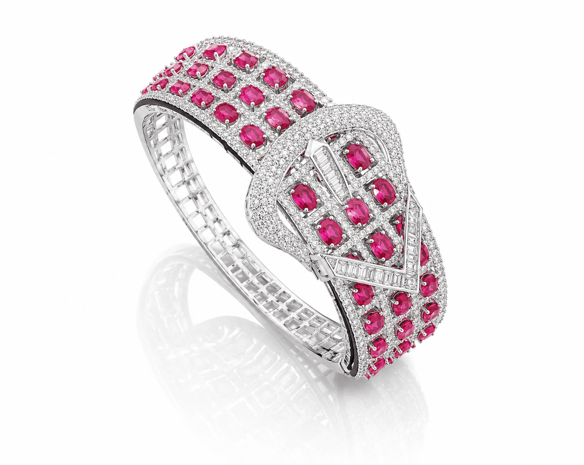 Cz Bracelet 08234 - KRISHNA'S SWETA JEWELLERY