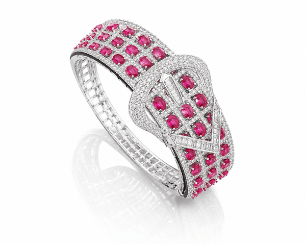 Cz Bracelet 08234 - KRISHNA'S SWETA JEWELLERY