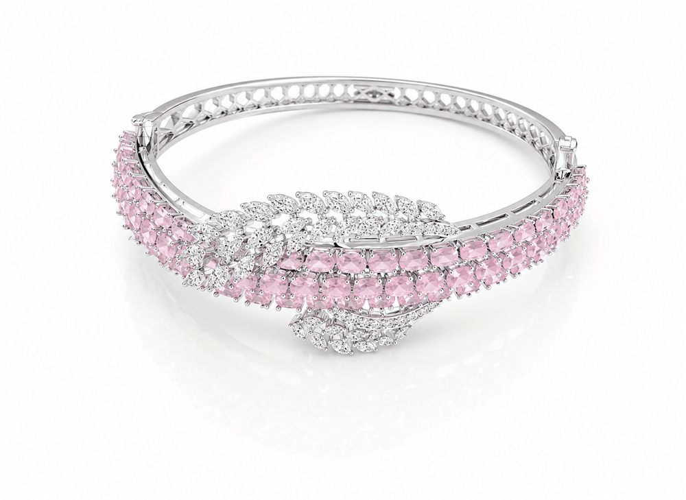 Cz Bracelet 08235 - KRISHNA'S SWETA JEWELLERY