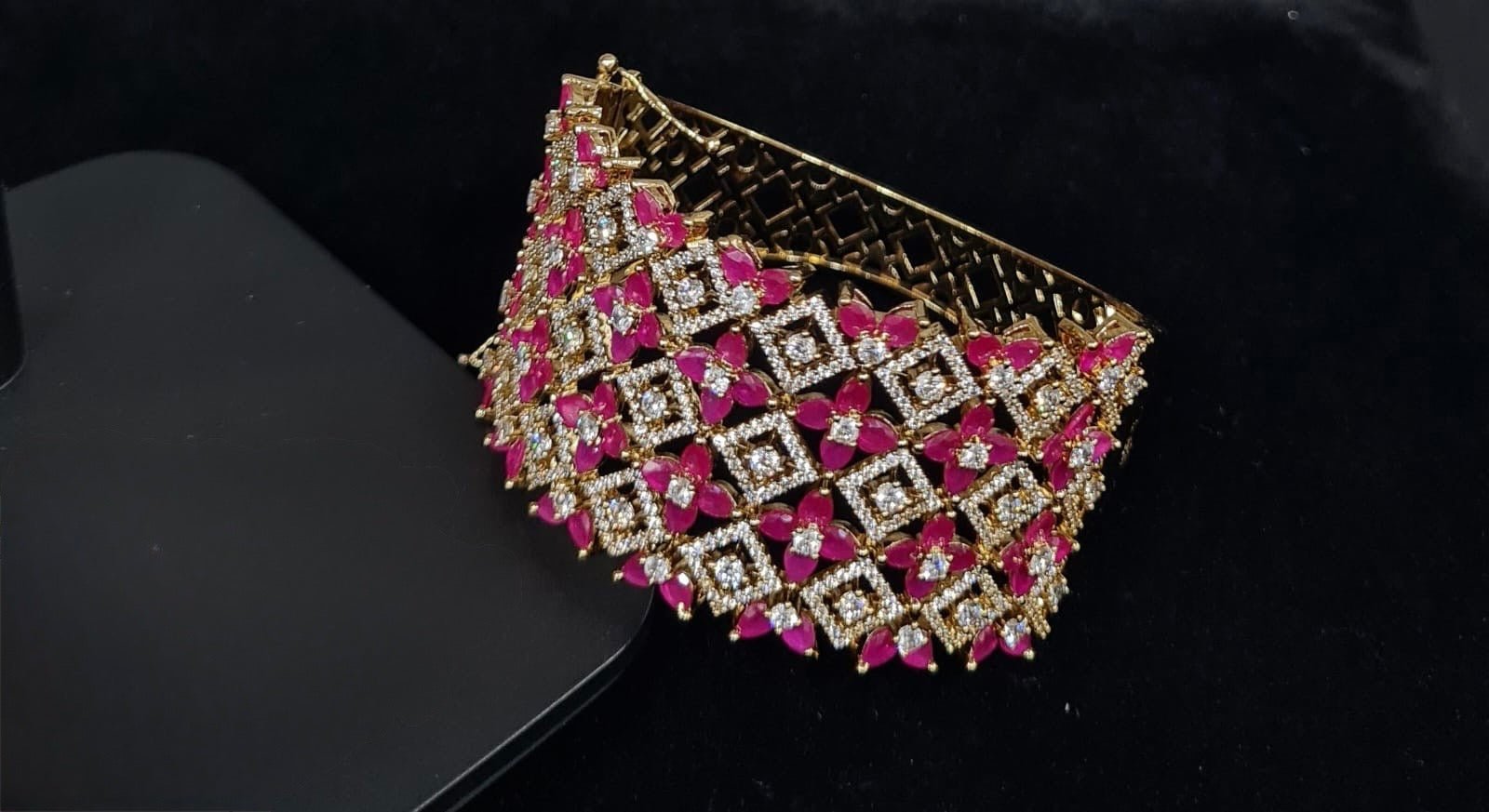 Cz Bracelet 08241 - KRISHNA'S SWETA JEWELLERY