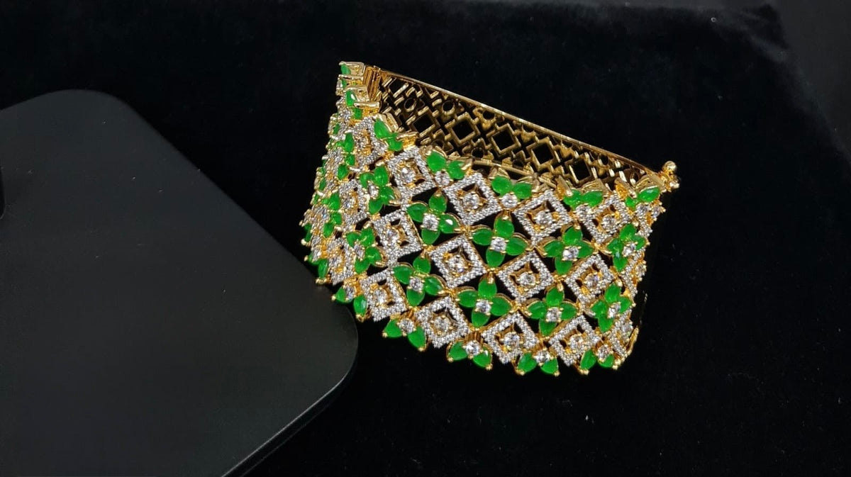 Cz Bracelet 08241 - KRISHNA'S SWETA JEWELLERY