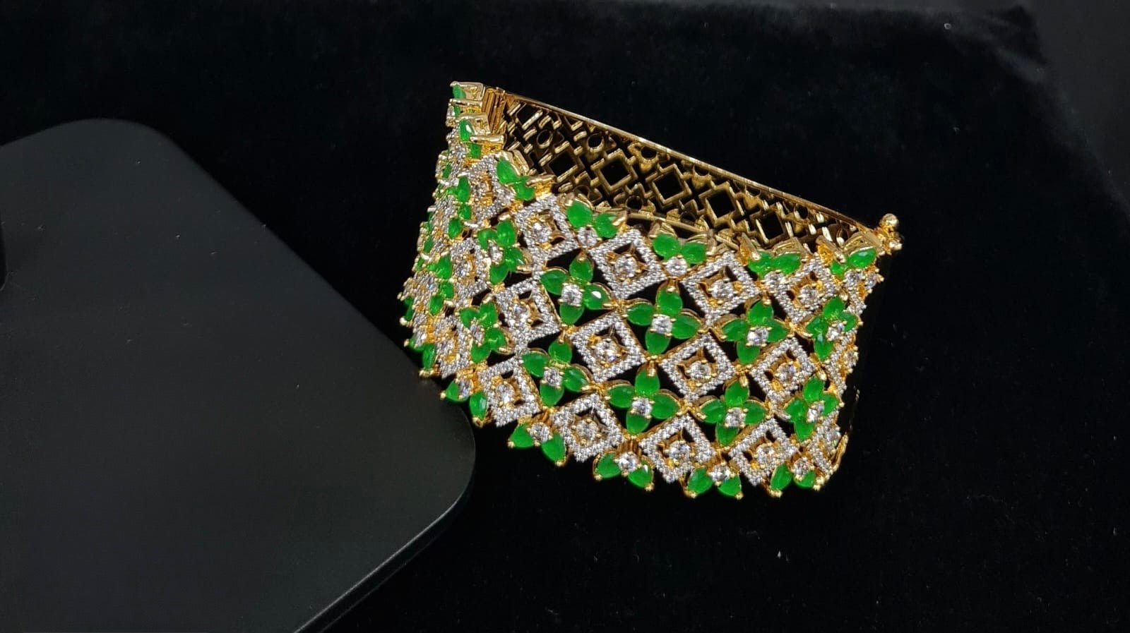 Cz Bracelet 08241 - KRISHNA'S SWETA JEWELLERY