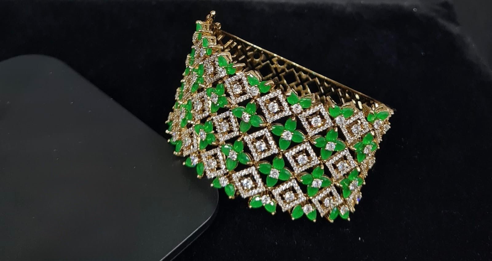 Cz Bracelet 08241 - KRISHNA'S SWETA JEWELLERY