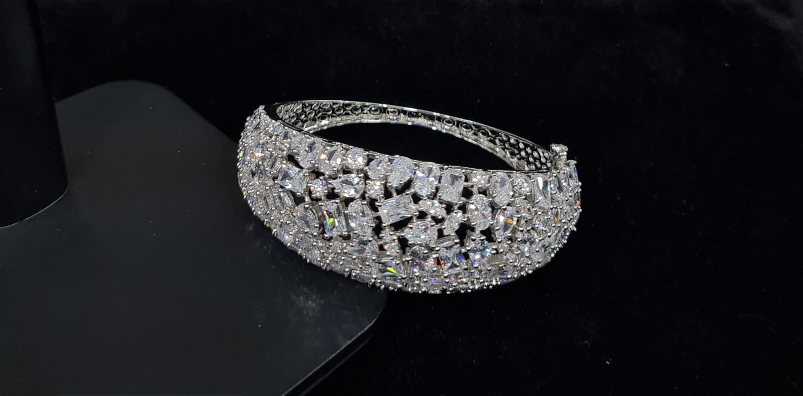 Cz Bracelet 08242 - KRISHNA'S SWETA JEWELLERY