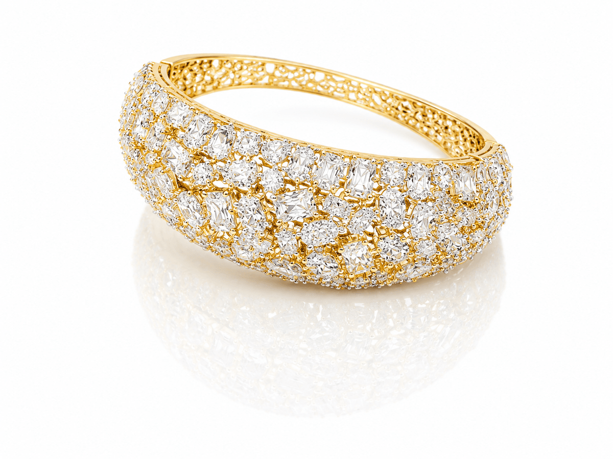 Cz Bracelet 08242 - KRISHNA'S SWETA JEWELLERY