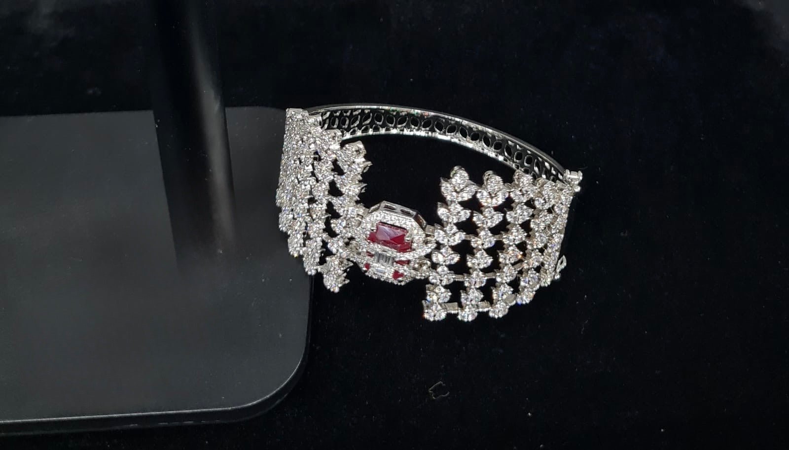 Cz Bracelet 08247 - KRISHNA'S SWETA JEWELLERY