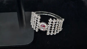 Cz Bracelet 08247 - KRISHNA'S SWETA JEWELLERY