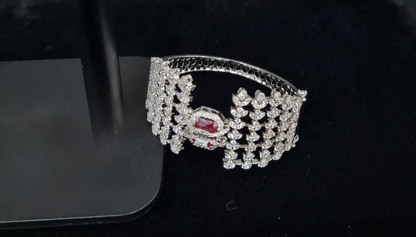 Cz Bracelet 08247 - KRISHNA'S SWETA JEWELLERY
