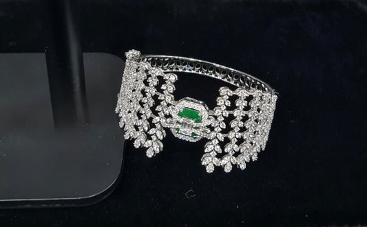 Cz Bracelet 08247 - KRISHNA'S SWETA JEWELLERY