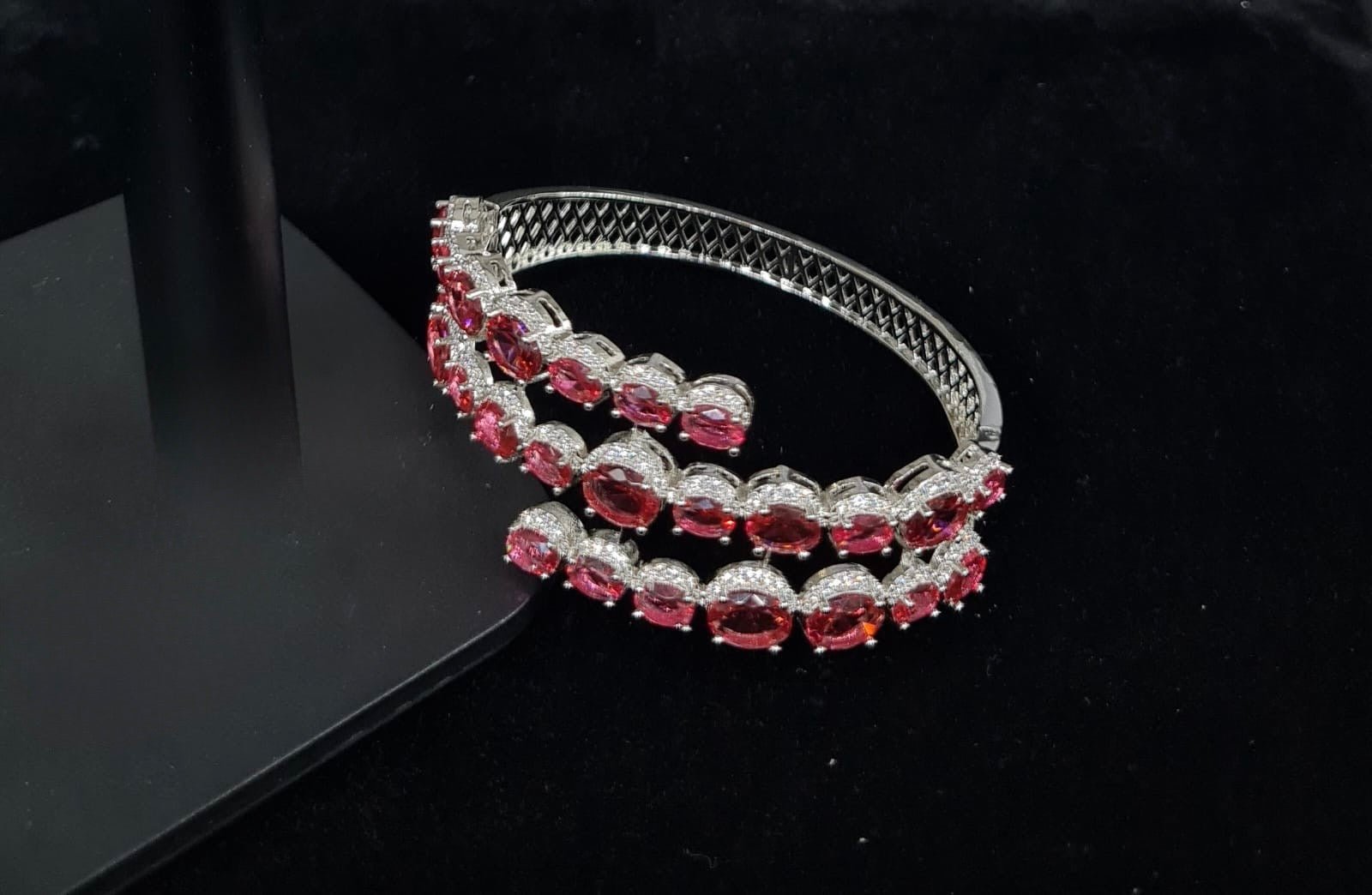 Cz Bracelet 08249 - KRISHNA'S SWETA JEWELLERY