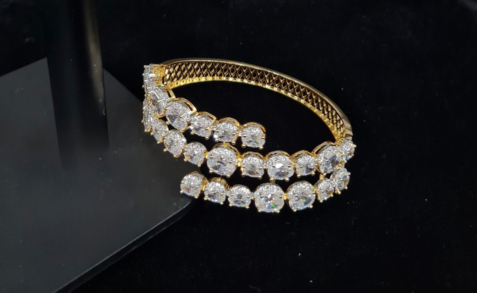 Cz Bracelet 08249 - KRISHNA'S SWETA JEWELLERY