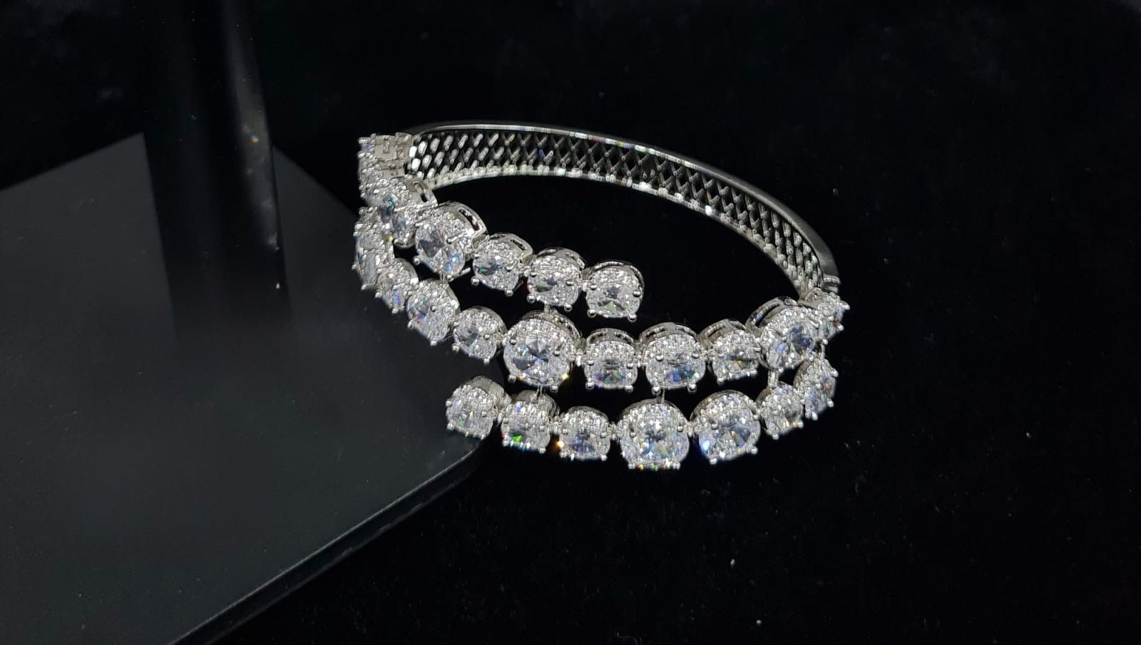 Cz Bracelet 08249 - KRISHNA'S SWETA JEWELLERY