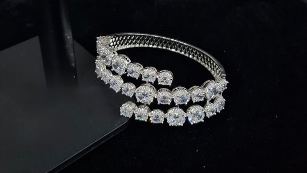 Cz Bracelet 08249 - KRISHNA'S SWETA JEWELLERY