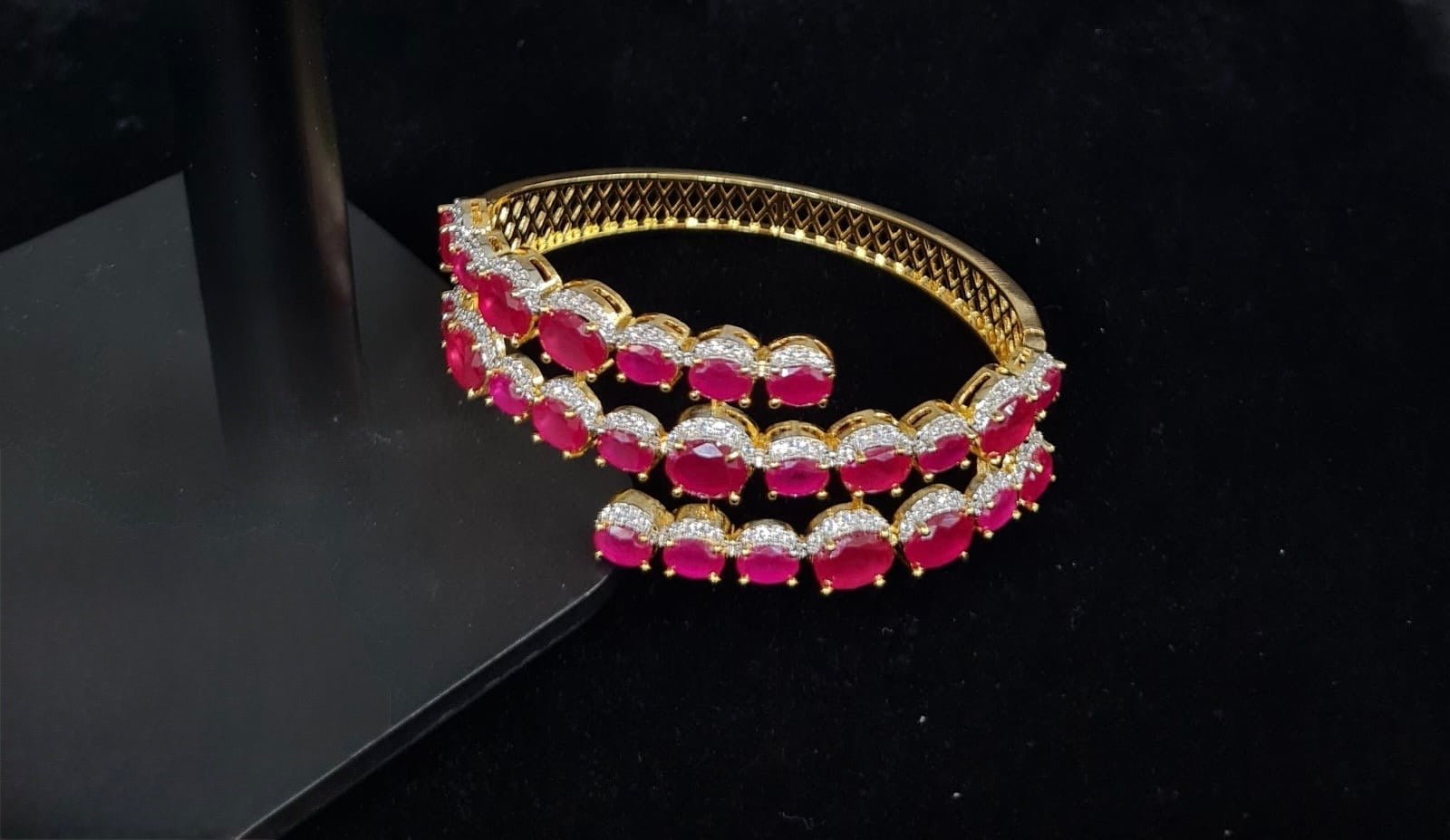 Cz Bracelet 08249 - KRISHNA'S SWETA JEWELLERY